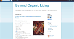 Desktop Screenshot of beyondorganicnews.blogspot.com