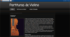 Desktop Screenshot of partitura-violino.blogspot.com