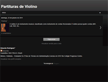 Tablet Screenshot of partitura-violino.blogspot.com