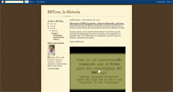 Desktop Screenshot of bbtourhistory.blogspot.com