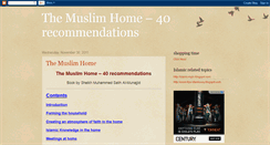 Desktop Screenshot of muslim-home.blogspot.com