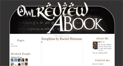 Desktop Screenshot of owlreviewabook.blogspot.com