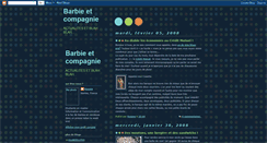 Desktop Screenshot of barbieetcompagnie.blogspot.com