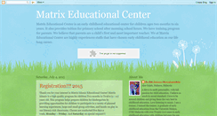 Desktop Screenshot of matrixeducare.blogspot.com