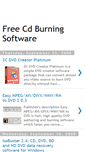 Mobile Screenshot of freecdburningsoftware2008.blogspot.com