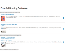 Tablet Screenshot of freecdburningsoftware2008.blogspot.com