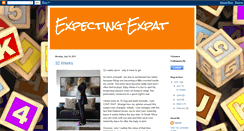 Desktop Screenshot of expectingexpat.blogspot.com