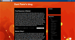 Desktop Screenshot of dparmsblog.blogspot.com