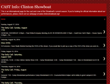 Tablet Screenshot of clintonshowboat.blogspot.com