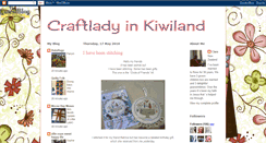 Desktop Screenshot of craftladyinkiwiland.blogspot.com