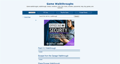 Desktop Screenshot of gamewalkthrough.blogspot.com