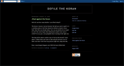 Desktop Screenshot of defilethekoran.blogspot.com