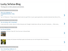 Tablet Screenshot of luckysefatsa.blogspot.com