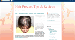 Desktop Screenshot of hair-product-review.blogspot.com