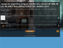 Tablet Screenshot of clases-tango-argentina-uruguay.blogspot.com