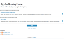 Tablet Screenshot of jigishanursinghome.blogspot.com