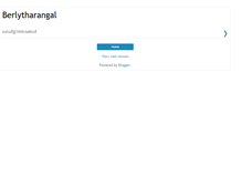 Tablet Screenshot of berlytharangal.blogspot.com