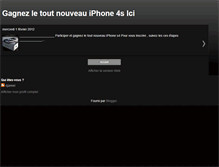 Tablet Screenshot of nouveauiphone.blogspot.com
