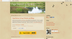 Desktop Screenshot of capebretonliving.blogspot.com