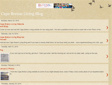 Tablet Screenshot of capebretonliving.blogspot.com