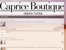 Tablet Screenshot of capriceboutique.blogspot.com