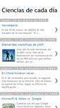 Mobile Screenshot of cienciasdecadadia.blogspot.com