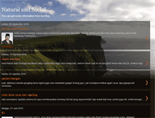 Tablet Screenshot of naturalandsocial.blogspot.com