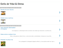 Tablet Screenshot of estilodevida-dietas.blogspot.com