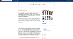 Desktop Screenshot of coderscentral.blogspot.com