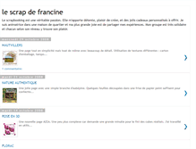Tablet Screenshot of lescrapdefrancine.blogspot.com