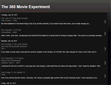 Tablet Screenshot of 365movieexperiment.blogspot.com