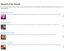 Tablet Screenshot of karachicityportal.blogspot.com