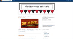 Desktop Screenshot of onceseiscero.blogspot.com