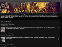 Tablet Screenshot of elfuegoesnuestro.blogspot.com