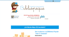 Desktop Screenshot of biblio-peque.blogspot.com