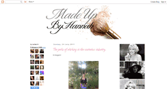 Desktop Screenshot of madeupbyhannah.blogspot.com