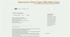 Desktop Screenshot of depdagriunpad.blogspot.com