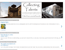 Tablet Screenshot of collectingtalents.blogspot.com