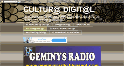 Desktop Screenshot of elperiodistadigital-cultura.blogspot.com