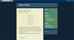 Desktop Screenshot of meganfoxblogblogsevy.blogspot.com