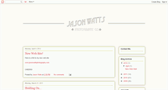 Desktop Screenshot of jasonwattsphotography.blogspot.com