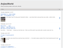 Tablet Screenshot of anjiesworld.blogspot.com