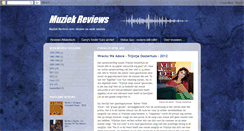 Desktop Screenshot of muziek-reviews.blogspot.com