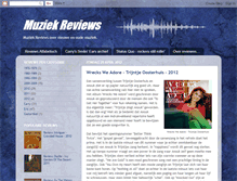 Tablet Screenshot of muziek-reviews.blogspot.com