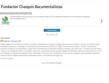 Tablet Screenshot of fundacionchasquis-documentalistas.blogspot.com