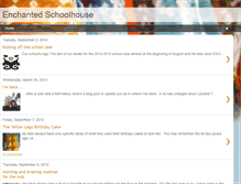 Tablet Screenshot of enchantedschoolhouse.blogspot.com