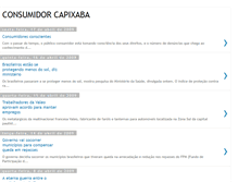 Tablet Screenshot of consumidorcapixaba.blogspot.com