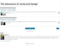 Tablet Screenshot of jenicaandgeorge.blogspot.com