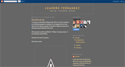 Desktop Screenshot of leandro-leandrofernandez.blogspot.com