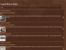 Tablet Screenshot of landroverkaty.blogspot.com